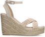 Sacha Dames Beige sleehak sandalen - Thumbnail 2