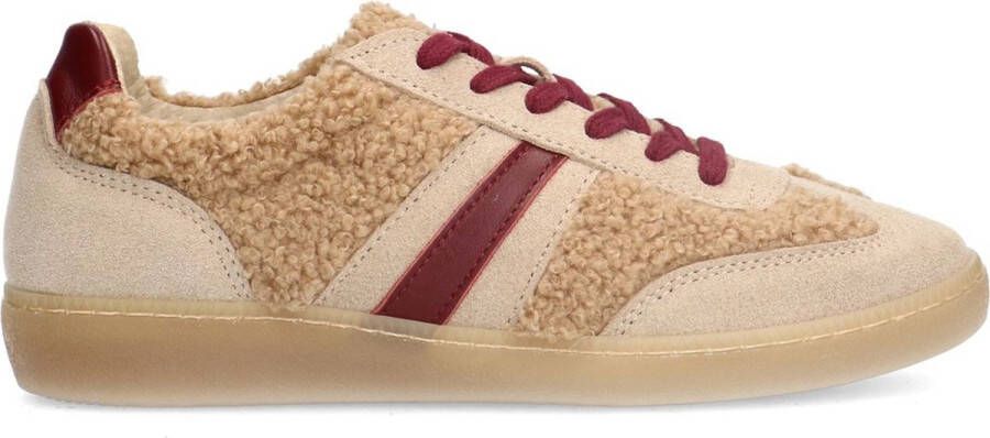 Sacha Dames Beige suède teddy sneakers