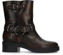 Sacha Dames Brownwashed biker enkelboots - Thumbnail 1