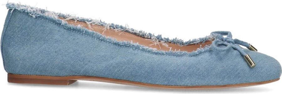 Sacha Dames Denim ballerina's met strik