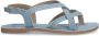 Sacha Dames Denim sandalen met gekruiste bandjes - Thumbnail 2