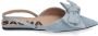 Sacha denim slingback ballerina's blauw - Thumbnail 2