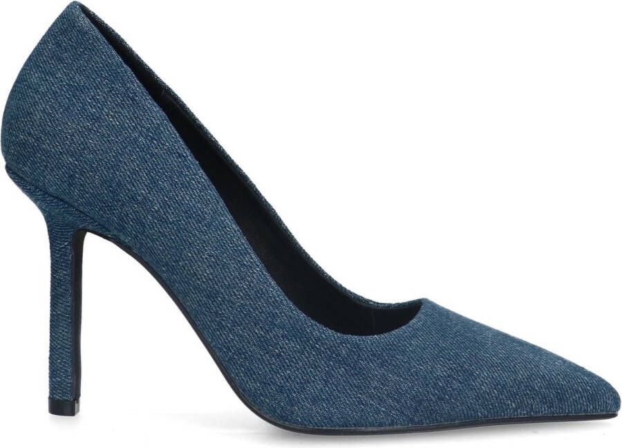 Sacha Dames Donkerblauwe denim pumps - Foto 1