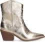 Sacha Dames Gouden metallic cowboylaarsjes - Thumbnail 2