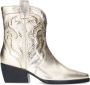 Sacha Dames Gouden metallic cowboylaarsjes met studs - Thumbnail 2