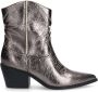 Sacha Dames Grijze metallic cowboylaarsjes - Thumbnail 2