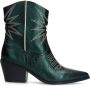 Sacha Dames Groene metallic cowboylaarsjes - Thumbnail 2