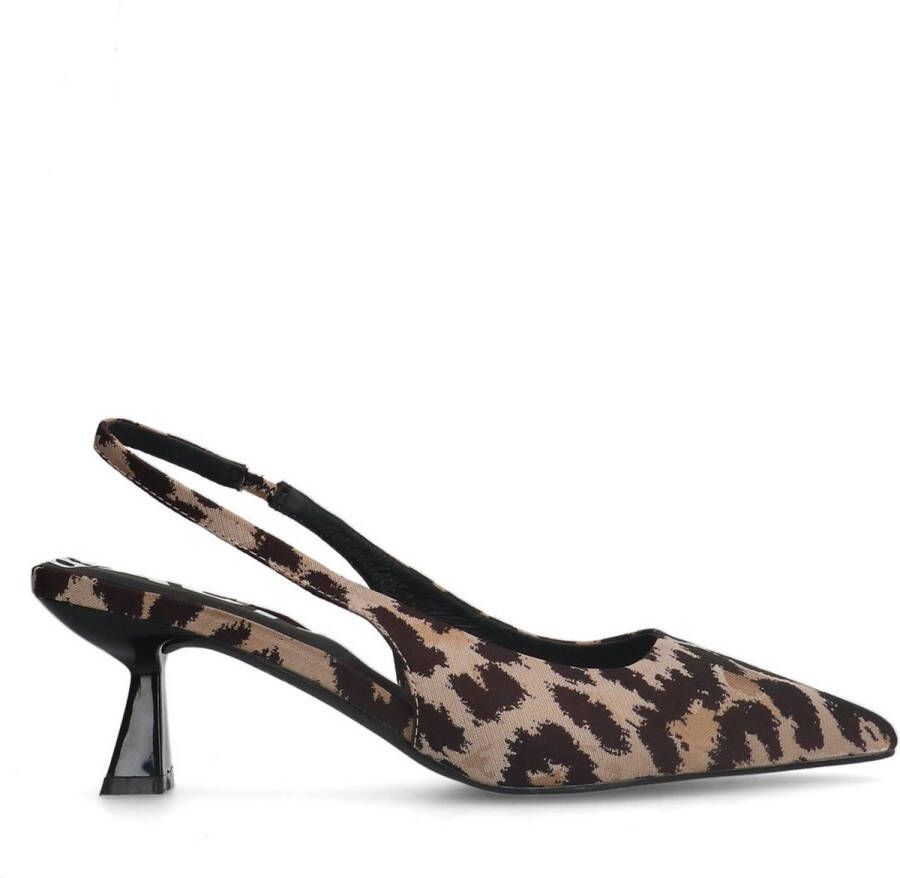 Sacha Dames Leopard slingback pumps