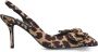 Sacha Dames Leopard slingback pumps met strik - Thumbnail 2