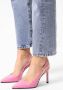 Sacha Dames Roze leren slingback pumps - Thumbnail 2