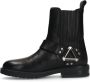 Sacha Dames Zwarte leren biker boots - Thumbnail 2