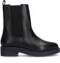 Sacha Dames Zwarte leren chelsea boots - Thumbnail 2