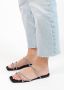 Sacha Dames Zwarte sandalen met strass bandjes - Thumbnail 4