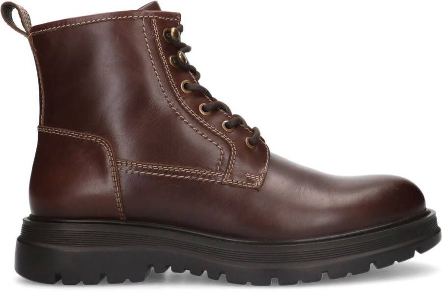 Sacha Heren Bordeaux leren veterboots