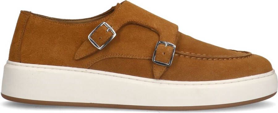 Sacha Heren Cognac suède monk sneakers