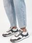 Sacha Heren Witte leren sneakers met bruine en zwarte details - Thumbnail 2