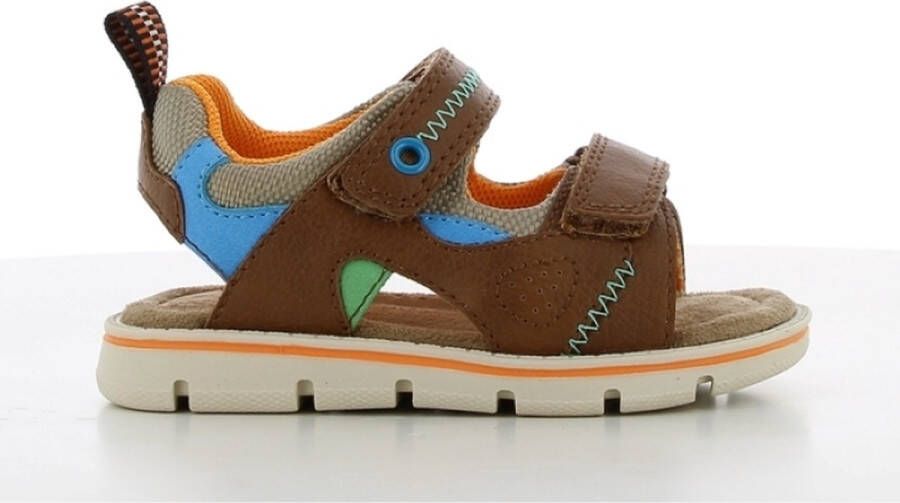 Safety jogger jongens comfortabele en stevige stap sandalen multicolor met dubbele klittenbandsluiting