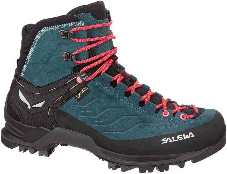 Salewa Mountain Trainer Mid Goretex Wandelschoenen Blauw Zwart 1 2 Vrouw