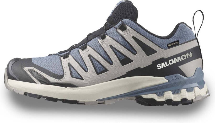 Salomon xa pro 3d v9 gore-tex Wandelschoen low heren Blauw-Zwart