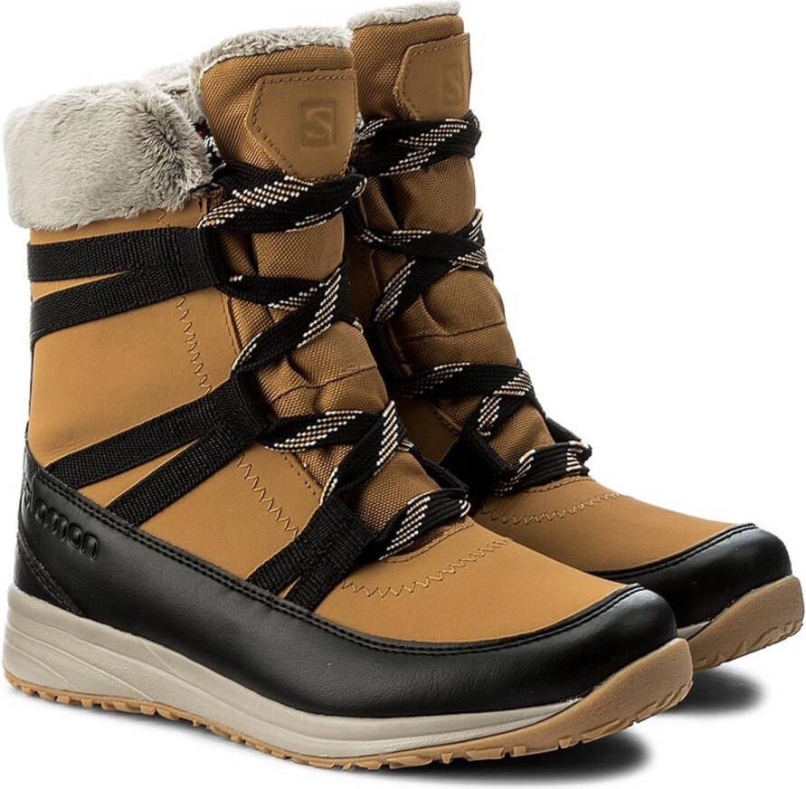 Salomon Dames Heika LTR Snowboots Camel Bruin