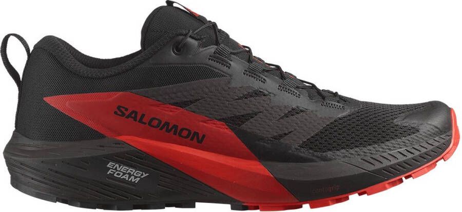 Salomon SENSE RIDE 5 Heren Trail-Running schoenen Hardloopschoenen Zwart