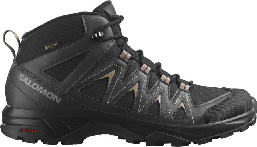 Salomon X Braze Mid GTX GORE-TEX Heren Wandelschoenen Trekking Schoenen Zwart-Grijs