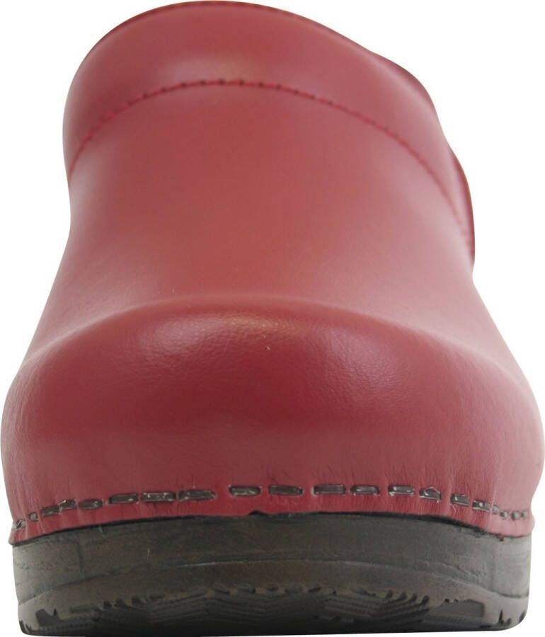 Sanita Comfortwear Sanita Damen Geschlossener Clog Original-Prof. Izabella Red