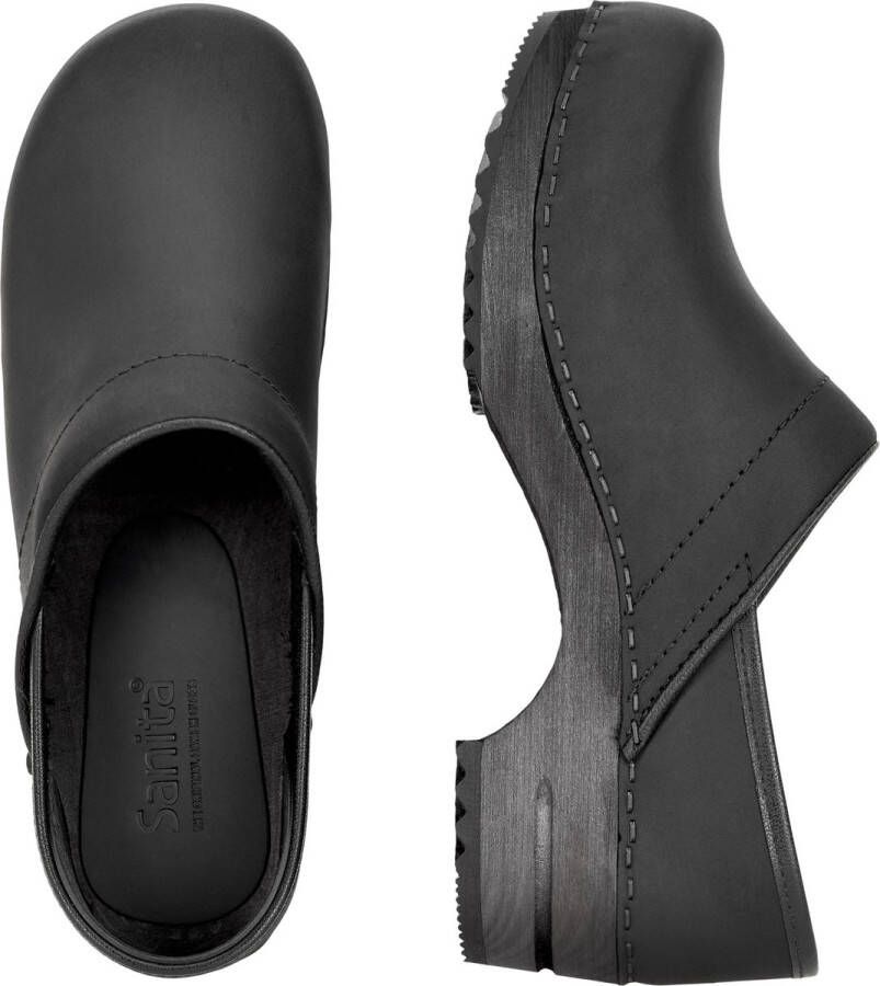 Sanita Comfortwear Sanita Damen Offener Clog Wood-Julie Closed Black