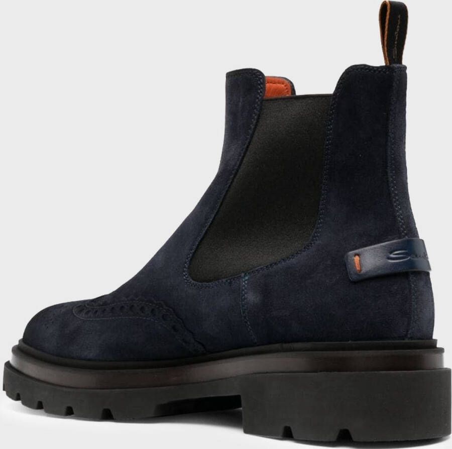 Santoni Heren Schoenen Boots Blauw