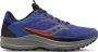 Saucony Canyon TR2 Heren Sportschoenen Hardlopen Trail blauw wit rood - Thumbnail 1