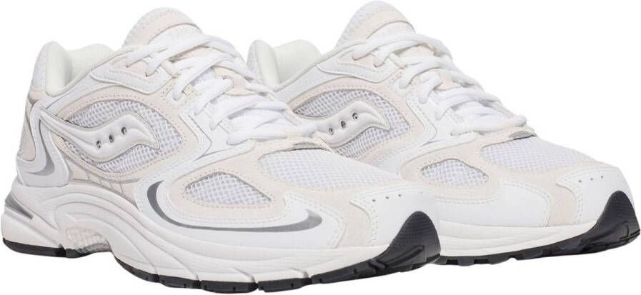 Saucony Grid Jazz 9 Sneakers Leer Dames Wit