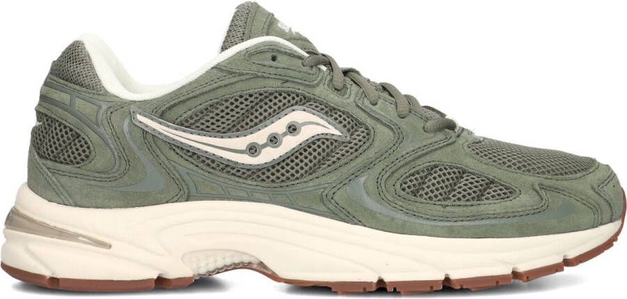 Saucony Grid Jazz 9 Sneakers Leer Heren Groen