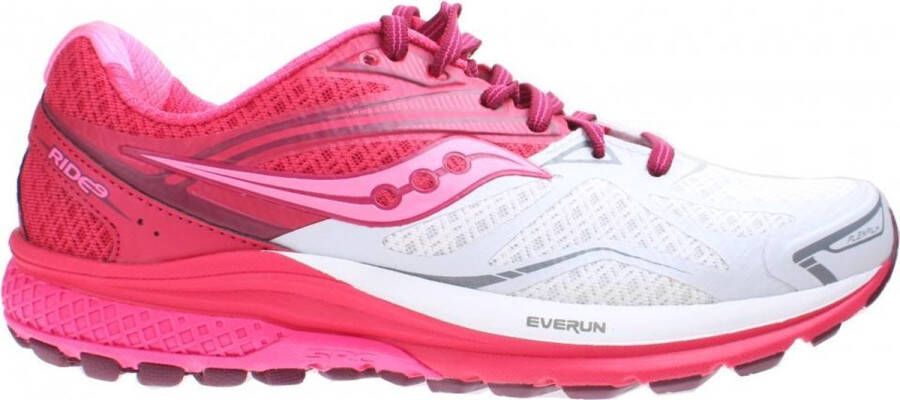 Saucony hardloopschoen Ride 9 dames rood wit - Foto 1