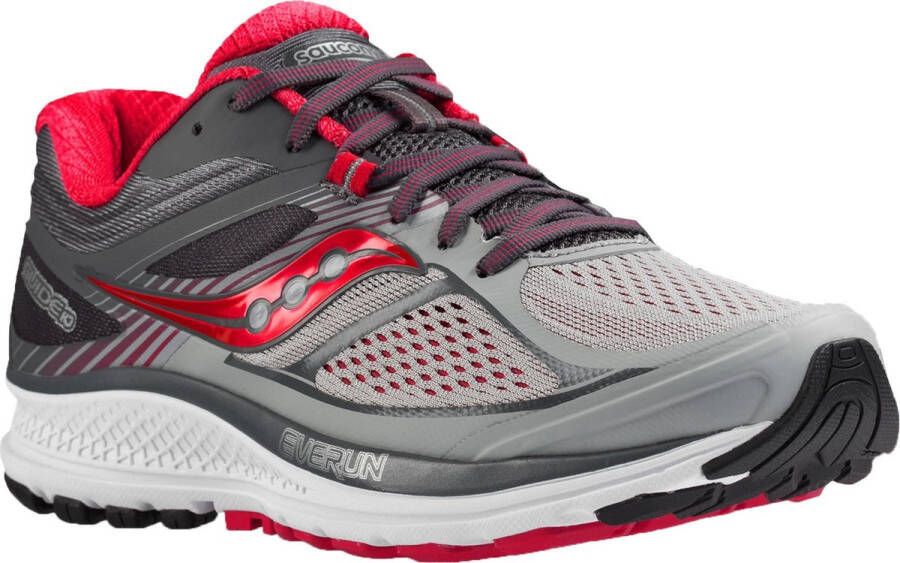 Saucony Hardloopschoenen Vrouwen grijs rood zilver