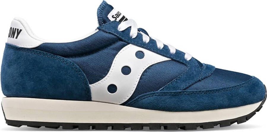 Saucony Jazz 81 Blauwe Sneakers met Suède