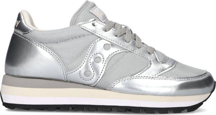 Saucony Sportieve Zilveren Sneakers met Rubberen Zool Gray Dames