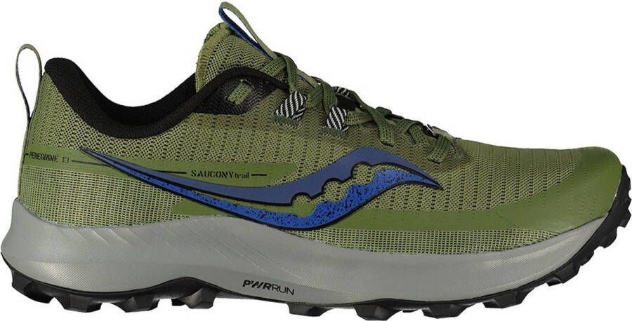 Saucony Peregrine 13 Heren Trailschoenen Hardloopschoenen Groen S20838