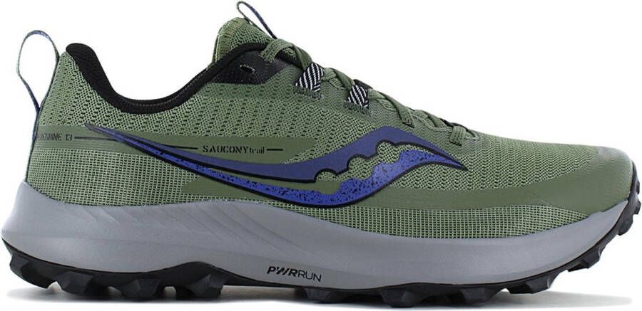 Saucony Peregrine 13 Heren Trailschoenen Hardloopschoenen Groen S20838