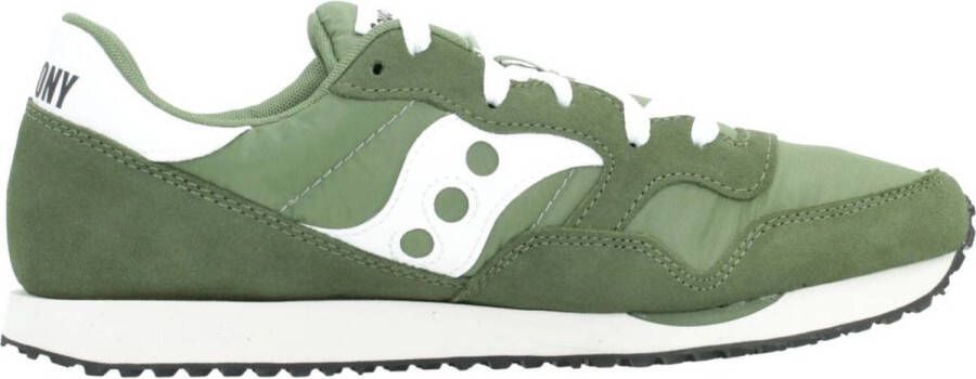 Saucony Retro Trainer Sneakers Green Heren