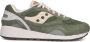 Saucony Shadow 6000 M Sneakers Suède Heren Groen - Thumbnail 1