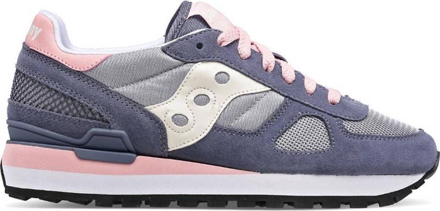 Saucony Shadow original vrouwen Sneakers Navy Wit Roze