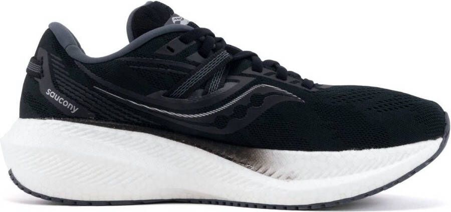 Saucony Triumph 20 Heren Sportschoenen Hardlopen Weg zwart wit