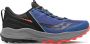 Saucony Xodus Ultra Heren Sportschoenen Hardlopen Trail blauw wit rood - Thumbnail 1