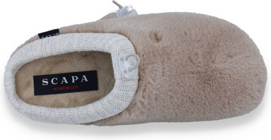 Scapa Dames Pantoffel BEIGE