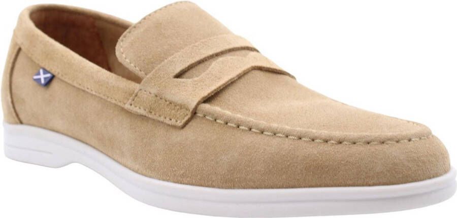 Scapa Stijlvolle Moccasin Loafers voor Mannen Beige Heren