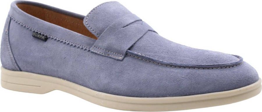 Scapa Stijlvolle Panama Loafers voor Mannen Blue Heren