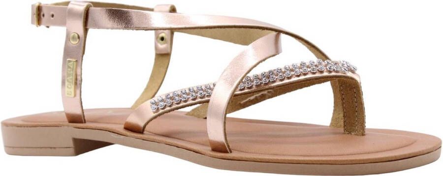 Scapa Platte Zomer Sandalen Pink Dames