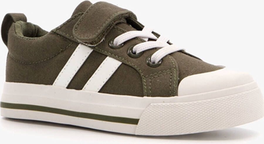 Scapino Canvas kinder gympen kaki groen Schoenen