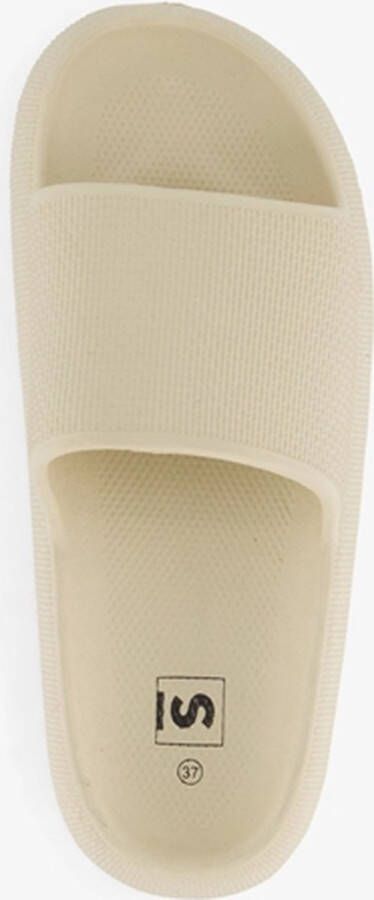 Scapino Dames badslippers beige