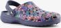 Scapino Dames klompen met bloemenprint Blauw Clogs - Thumbnail 3